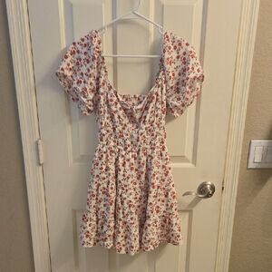 Floral Puff Sleeve Dress